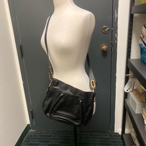 Chloé black leather crossbody bag